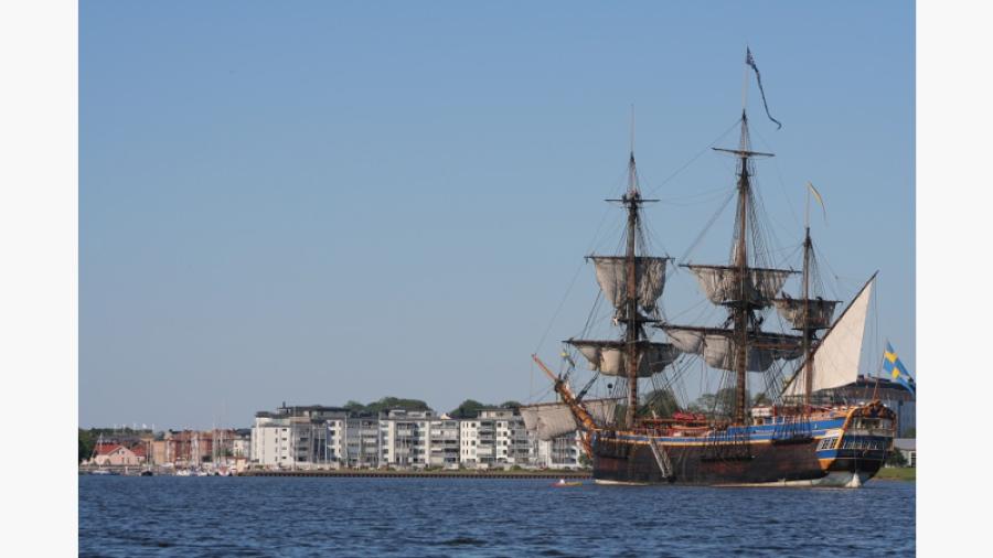 Ostindienfararen Götheborg på besök 2015